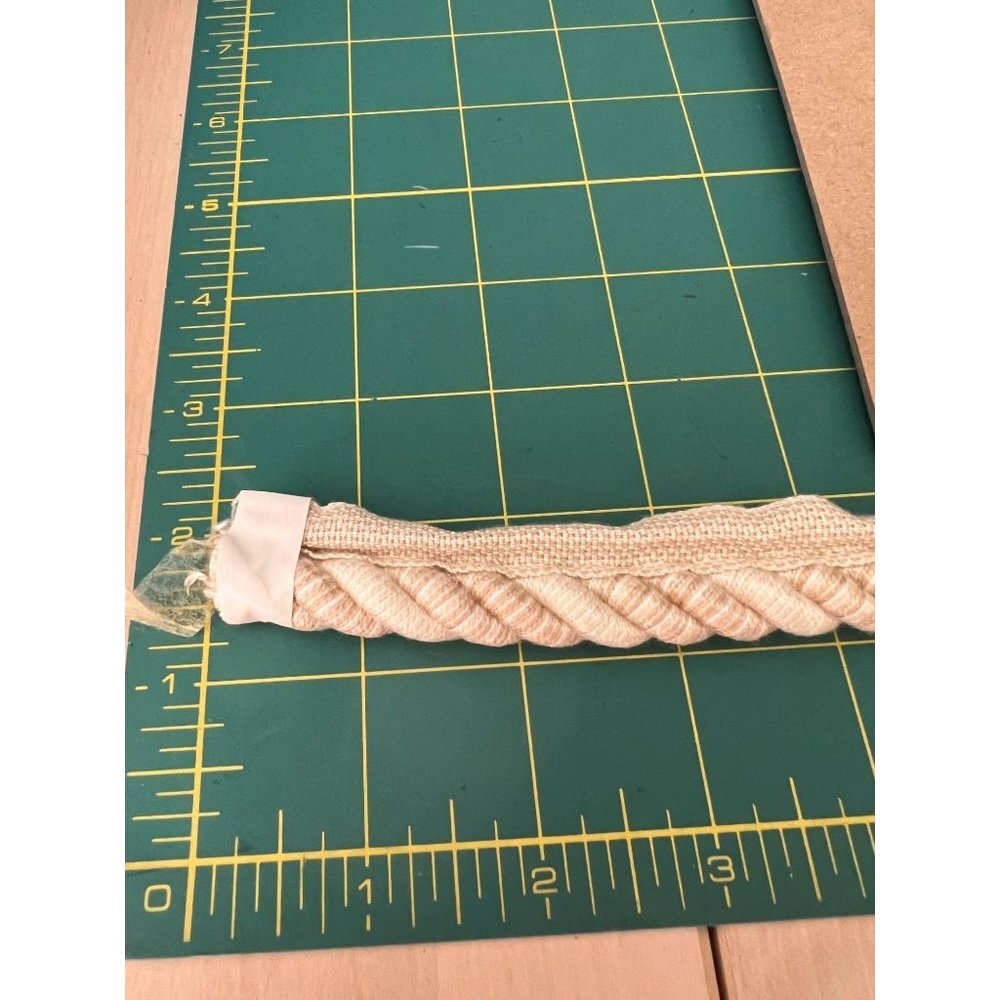 Robert Allen Rope Trim Mora Parchment 4 Yds discontinued sewing crafts upholster - Picture 2 of 3
